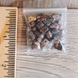 10 for $10 Gemstone Chips Drilled 1 Bag